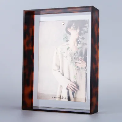 Personality Tortoiseshell Color Wall Mounted Acrylic Photo Frames