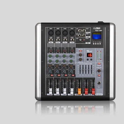 Professional 2 X 450w Amplifier Power Mixer 4 Channel Audio Mixer with 16DSP Effect