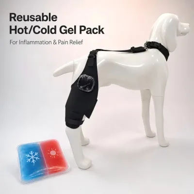 Wholesale OEM/ODM Dog Walking Red Light Therapy Wound Recovery Dog Brace Breathable Comfortable Adjustable Hook Loop Closure