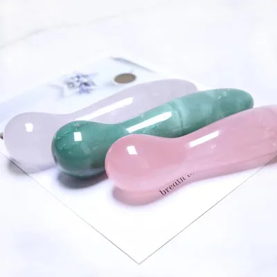 Wholesale High Quality Healing Rose Quartz Crystal Wand Various Quartz Yoni Wands Dildo for Women