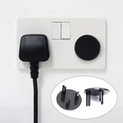 Baby Safety Plug Socket Cover Round UK Child Proof Outlet Covers Perfect Children Security Shock Prevention for Home