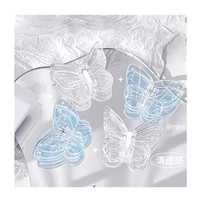 New Fresh Transparent Butterfly Binder Clamps & Clips Balloon Dog Memo Clip Note Message Paper Clip for Money Scrapbook Bookmark