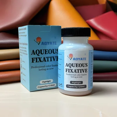 120ml Leather Sealer Top Coat Protects Leather Dye From Fading and Rubbing Wear Resistant for Shoes Bag Belt Fast Drying