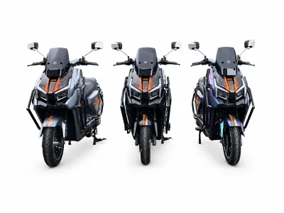QS855 High Climbing Delivery Electric Motorcycle 72V 30Ah 2000W Lithium Battery Stable Chassis Adult Electric Scooter