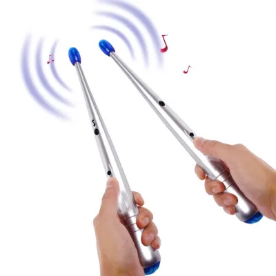 1 Pair Electric Drum Sticks Rhythm Beat Sticks Air Drumsticks Percussion Instrument Portable Digital Drumsticks