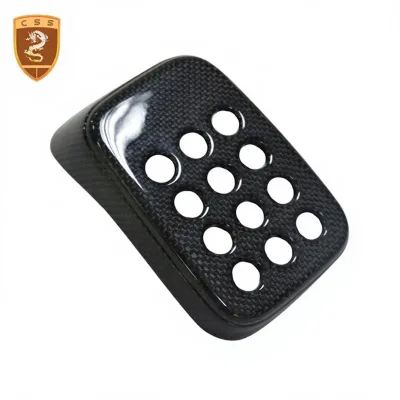 Dry Carbon Fiber OEM Style Rear Fog Lights Brake Lamp Cover Trim With Camera Hole for Ferrari F12 Berlinetta