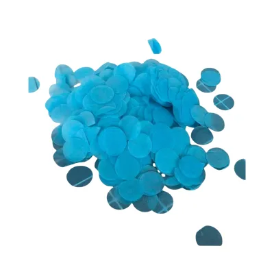 Custom Shape Bulk Biodegradable Flameproof Round Circle Tissue Paper Confetti