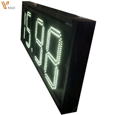 big led digital clock race timer 12inch small metal numbers 8 LED Clock Display 7 Segment