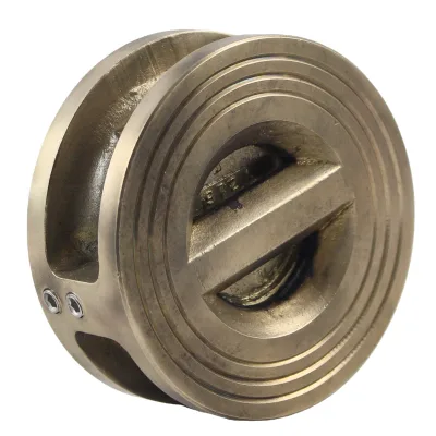 JRVAL Aluminium Bronze C95800 Dn50-DN600 Pn16 Dual Plate Nonreturn Check Valve for Water Oil Gas 0-120C 12 Months Warranty