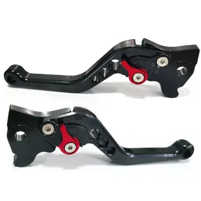 Adjustable CNC Aluminum Handlebar Brake Clutch Lever for BWS DIY Logo Customizable Motorcycle Brake Levers