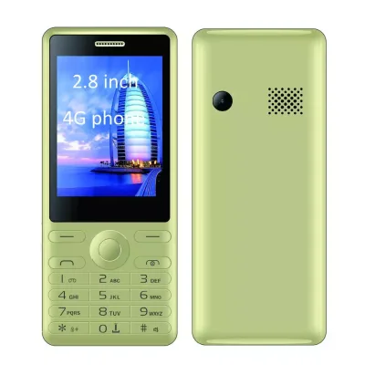 4G LTE Custom Slim Feature Phone Back Camera Non System 2.8 Display Bar Phone Old Man Mobile No Front Camera Techno Manufacturer