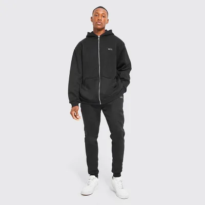 Casual Breathable Fleece Lined Polyester Autumn Hoodie Sweatshirt Jogger Pants Sweatsuit Tracksuit Set for Women and Men