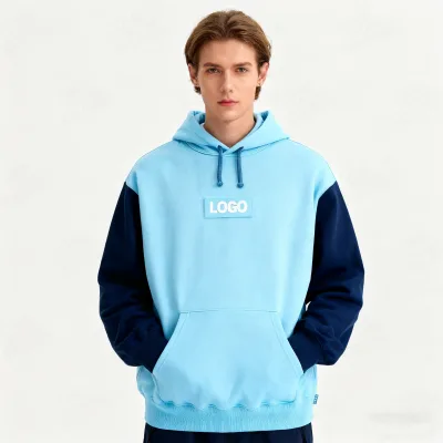 Premium 260gsm Cotton Blend Hoodie with Precision Embroidery, Custom Logo Area