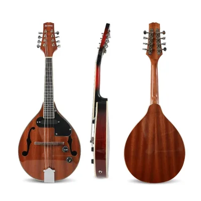 Mandolin Western & Ethnic Musical Instrument Blue with Black Edge Mandolin for Performance & Collection