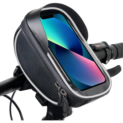 Sports Outdoor Bike Phone Cycling Bicycle Frame Bag Front Waterproof Travel Bike Smartphone Touch Screen Bicycle Bag