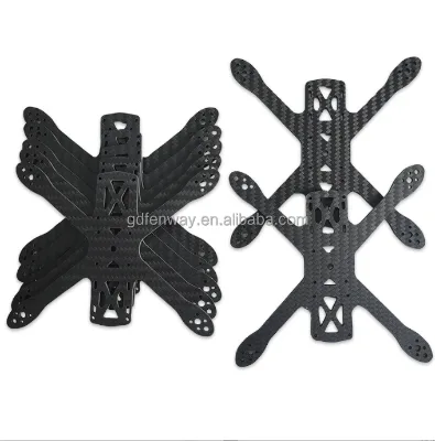 3K Carbon Fiber Drone Frame, Twill & Plain Weave Gloss Matte Finish Lightweight High Strength Custom Sizes