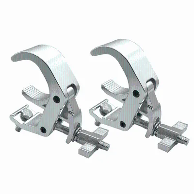 Clamp 40-60mm Load 200kg 250KG Aluminum Stage Lighting Truss Display System Accessories Coupler Pipe Truss Clamp Hook