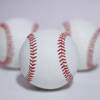 Custom Special Baseball Training Equipment Hand-Sewn Wool Core Cowhide Material Ball for Players