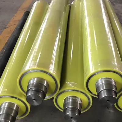 EPDM Rubber Roller UV Resistant Aging Resistant Chemical Proof Roller for Outdoor Conveyor Printing Dyeing Machine