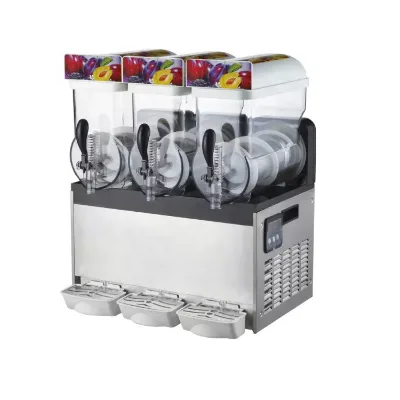 Three Tanks Commercial Smoothie Maker High Quality Slushy Machine