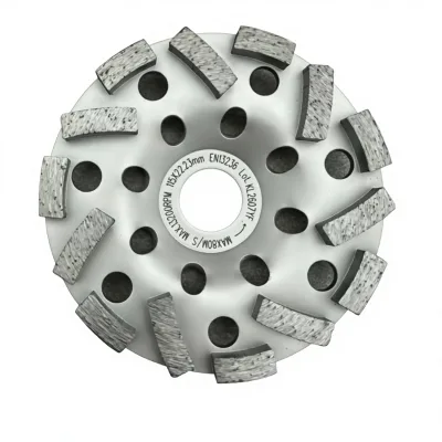 115mm 175mm High-End Diamond Cup Wheel Cross-Border Heavy-Duty Concrete Granite/Marble Grinding Disc Bowl Hardware Tools
