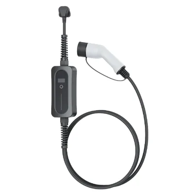 Guangzhou Lcd Portable 3 Phase 16 a AC 7Kw 11Kw Evse Portable EV Charger with Lcd Led