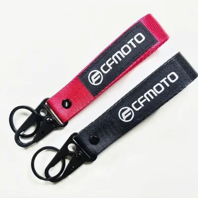 High Quality Custom Multicolor Width Eagle Hook Car Motorcycle Racing Keychain Short Lanyards