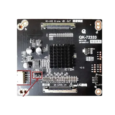 QK-72333 for TV Repair Converter 2K to 4K Adaptor Board Lvds Converter