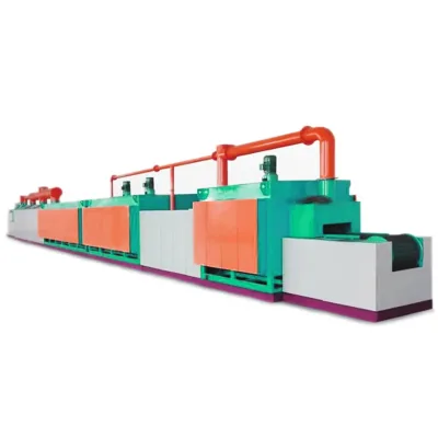 New Design Continuous Mesh Belt Furnace for Fastener Hardening Heat Treatment