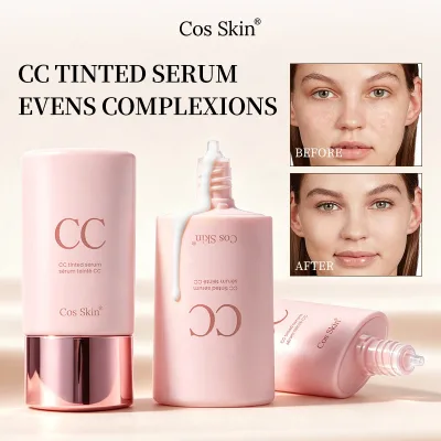 Multi Skin Type Cc Tinted Moisturizer One Step Hydrating Tone up Cream Hide Blemishes Natural Oxidation Resistant Smooth Base
