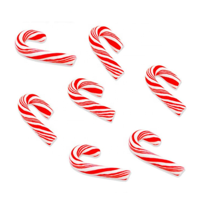 Colorful Small Size Mini Candy Cane Christmas Tree Decorations Candy Cane