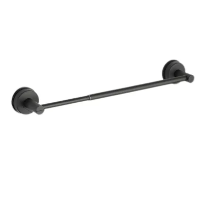 Stainless Steel Bathroom Towel Holder Non-perforated Suction Cups; Extendable Towel Rod