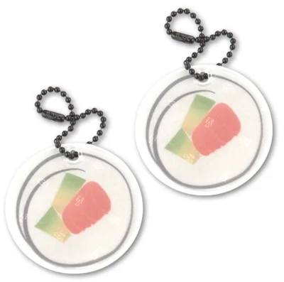 Ultra Bright and Stylish Reflective Tag, Reflective Keychain  for Backpacks, Bags