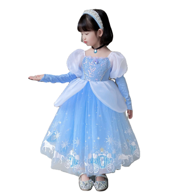 Girls Dresses Children Fancy Movie Stage Show Cosplay Kids Halloween Costume