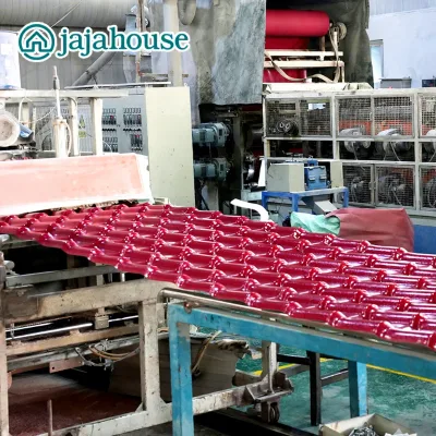 Durable Eco-Friendly PVC Material Double Roman Roof Tiles Roof Sheet Modern Easy Installation Waterproof Fireproof for Hotel Use