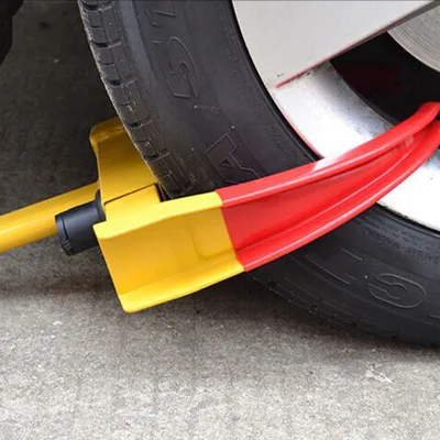 Portable Universal Vehicles Trailers Car Anti-theft Lock Wheel Clamp With Code Lock