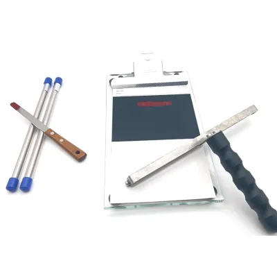 240mm 400mm Paper Coating Machine Accessories Stainless Steel Hard Chrome Plating Threaded Wire Extrusion Metering Rods