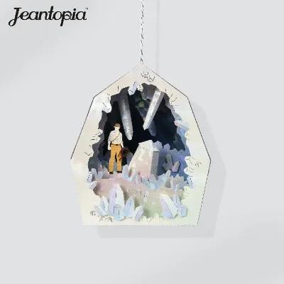 *[4R] Fantastic Cave Adventure Hanging Miniature DIY Kit 3D Paper Model