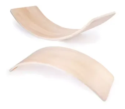C02331 Wooden Seesaw Smart Board Sensory Integration Training Balance Exercise Bending Wooden Board Education for Kids