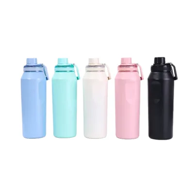 IStapromo Gifts 304 Stainless Steel Thermos Cup Portable High Vacuum Insulated Drink Water Cup for Women Tumbler Water Bottle