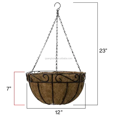 Hanging Flower Pot Plant Holder for Indoor/outdoor