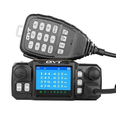 Wholesale Qyt Kt-8900D 25W Vhf Uhf Dual Band Quad Standby Two Way Radio Car Mouted Mobile Radio