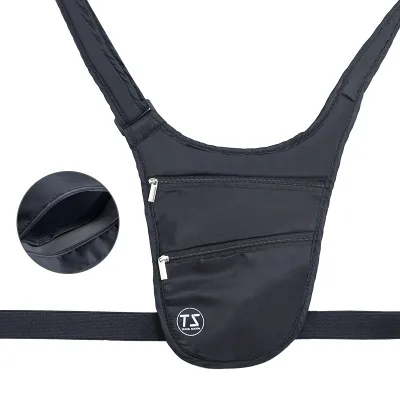 Breathable Sports Fanny Bag Invisible Close-fitting Anti-theft Fanny Bag Travel Crossbody Mobile Phone Change Storage Bag