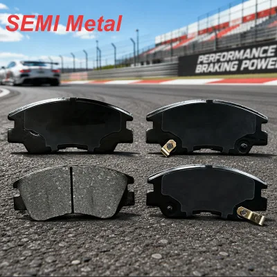 Semi-Metallic SDCX D349 High Performance Ceramic Brake Pads for Renault -Premium Braking Accessories