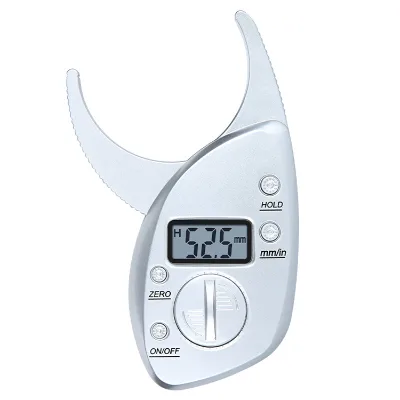 Hot Sale Body Fat Caliper Monitors Electronic Digital Display Skin Muscle Tester Body Fat Analyzer Tape Measure Pack
