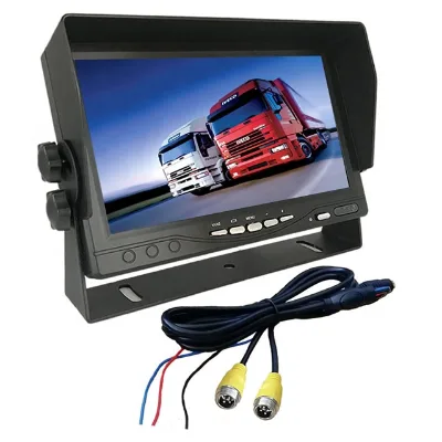 12v 24v HD TFT LCD 7 Inch Screen for Player TV Rearview Mirror Silk LOGO Order Truck Bus Monitor