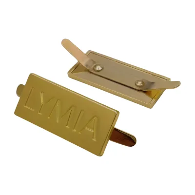 High Quality Wholesale Brass Copper Gold-Plated Options Premium Finish Metal Tag