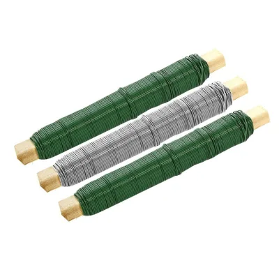 Plasticized Floral Stem Wire Green Floral Wire Black Annealed Wire