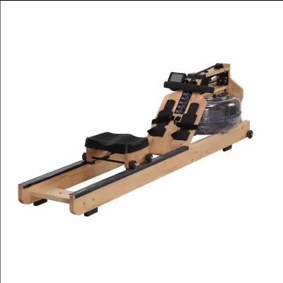 Hot Sale Wholesale Fitness Cardio Rowing Machine Wooden Water Resistance Rowing Machine
