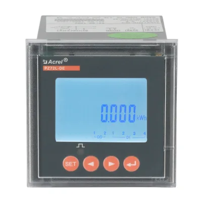 Acrel PZ72L-DE Panel Mounted 1000V Solar Power/Telecommunications Base Stations/Charging Plie DC Energy Meter